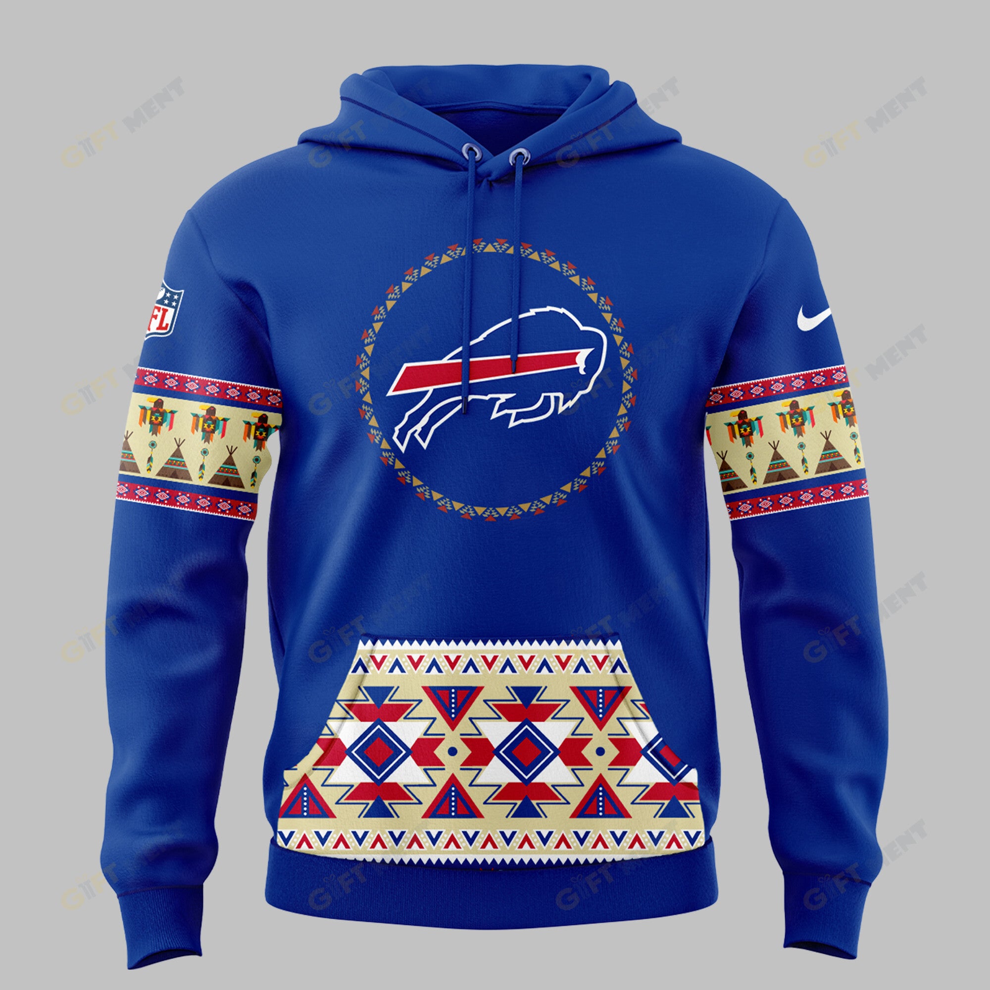Buffalo Bills Native American Heritage Hoodie