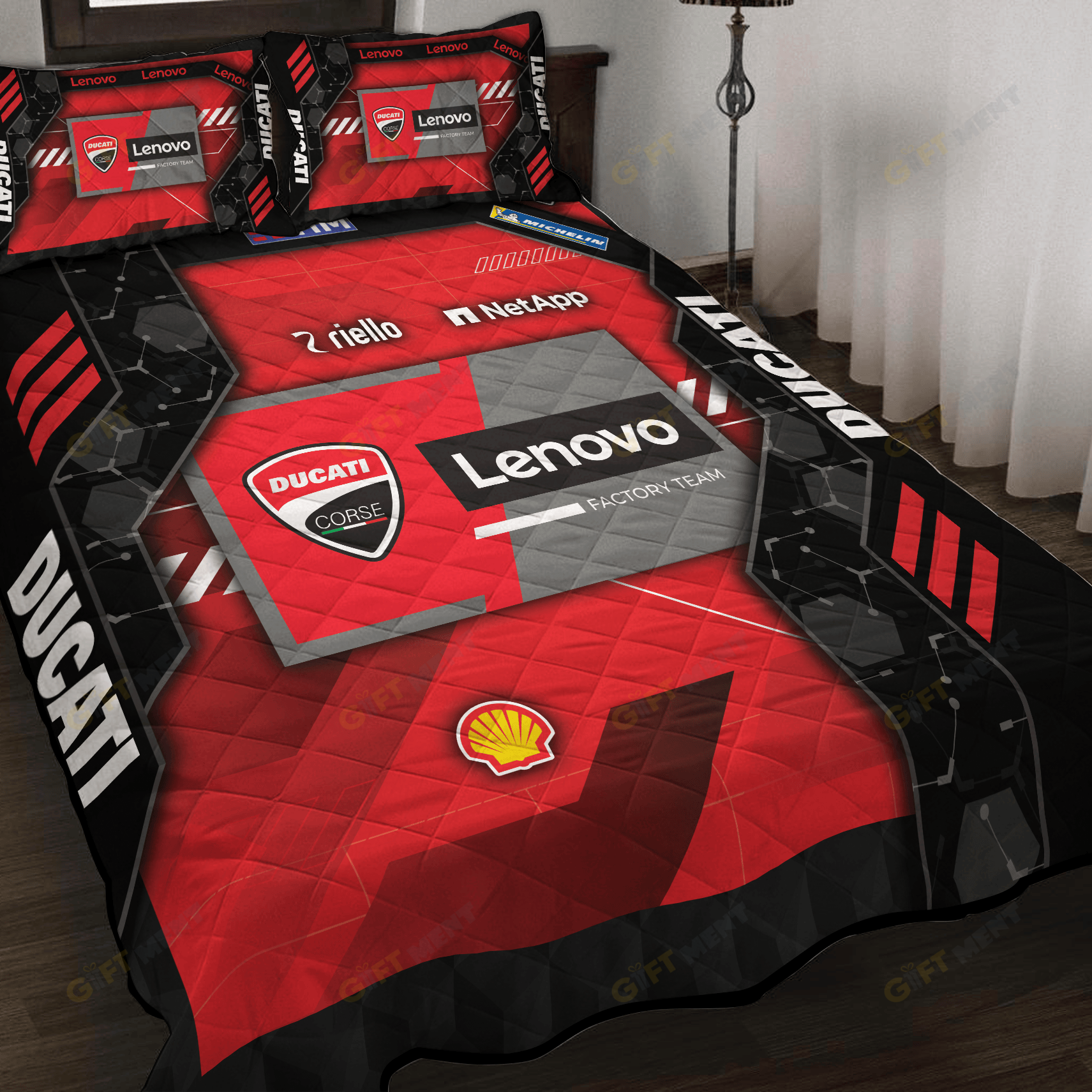 Ducati Lenovo Team Inspired Full Bedding Set