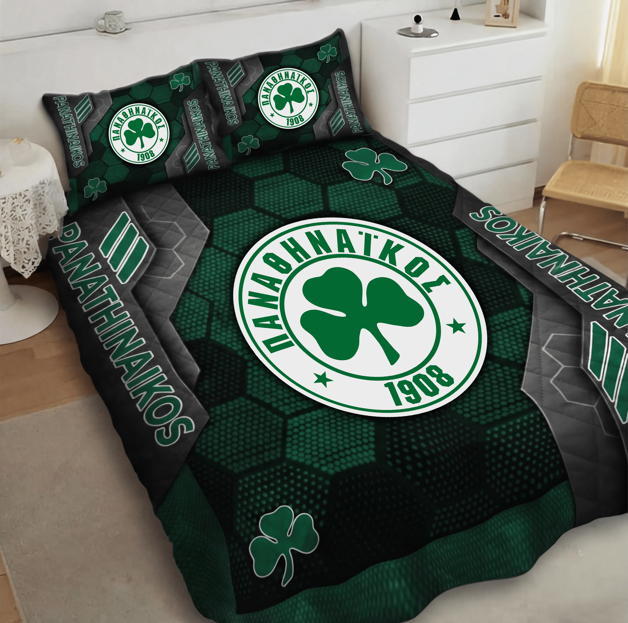 Panathinaikos Inspired Quilt Set