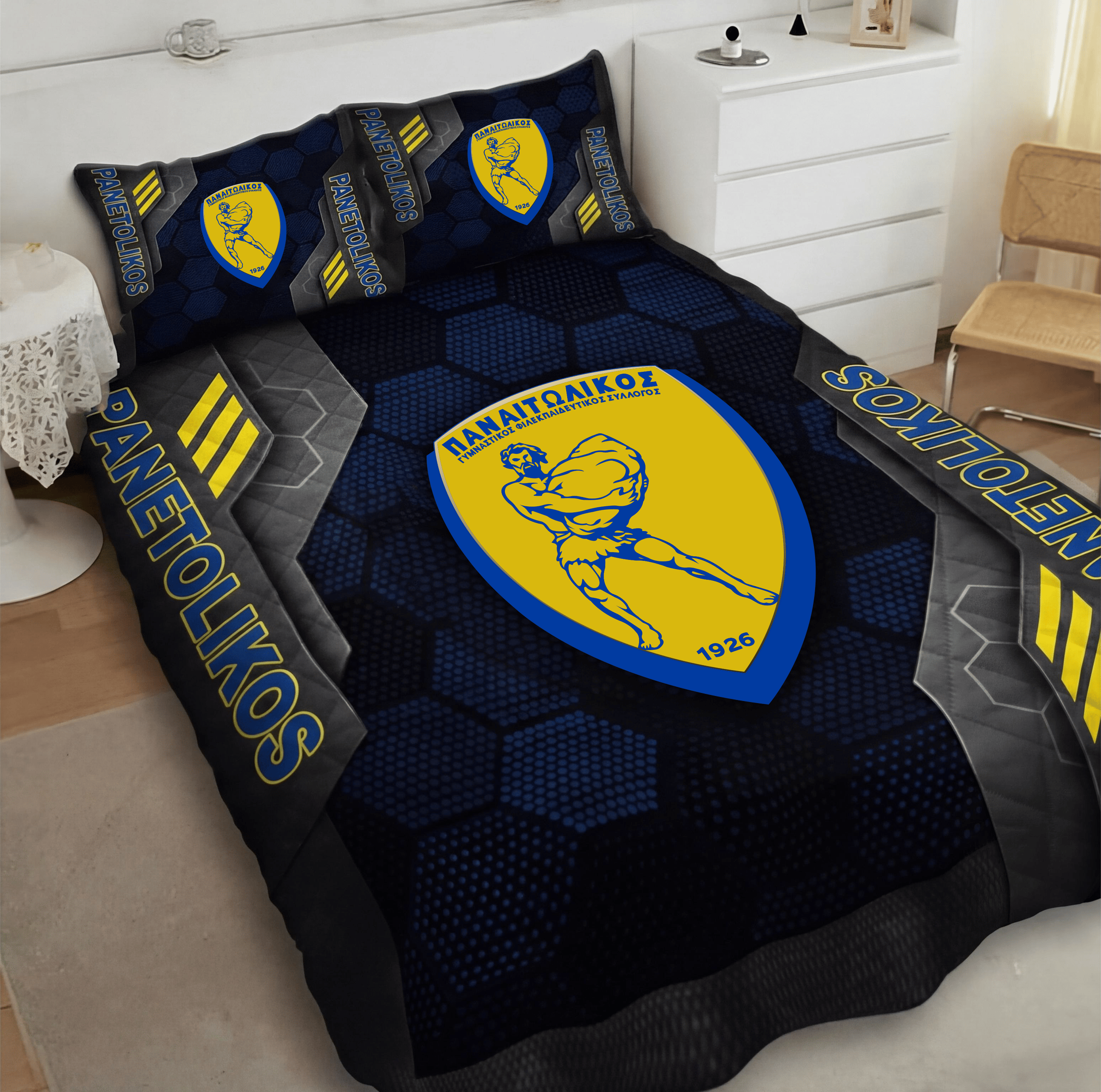 Panetolikos Inspired Quilt Set