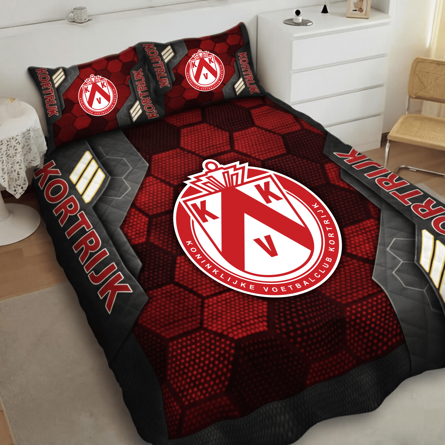 KV Kortrijk Inspired Quilt Set