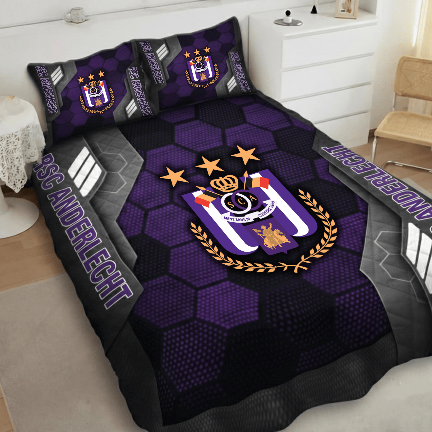 RSC Anderlecht Inspired Quilt Set