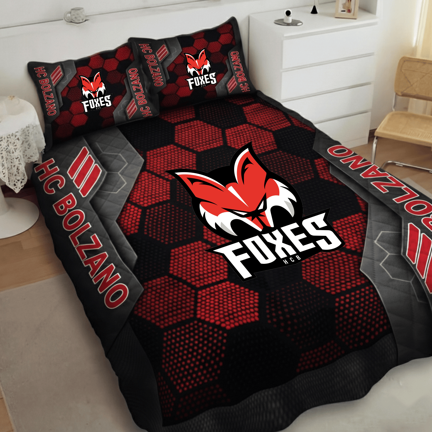 HC Bolzano Inspired Quilt Set