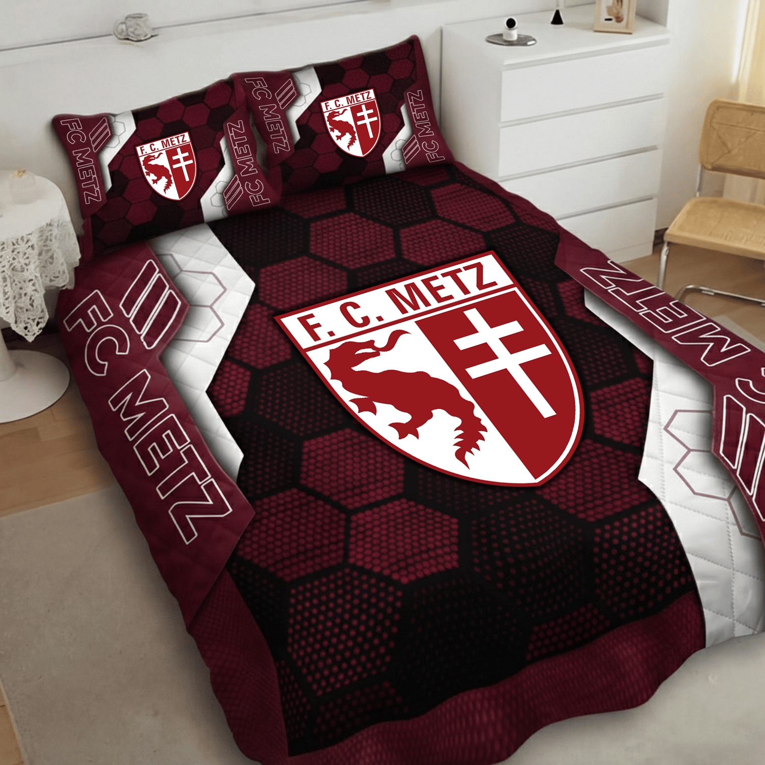 FC Metz Inspired Quilt Set