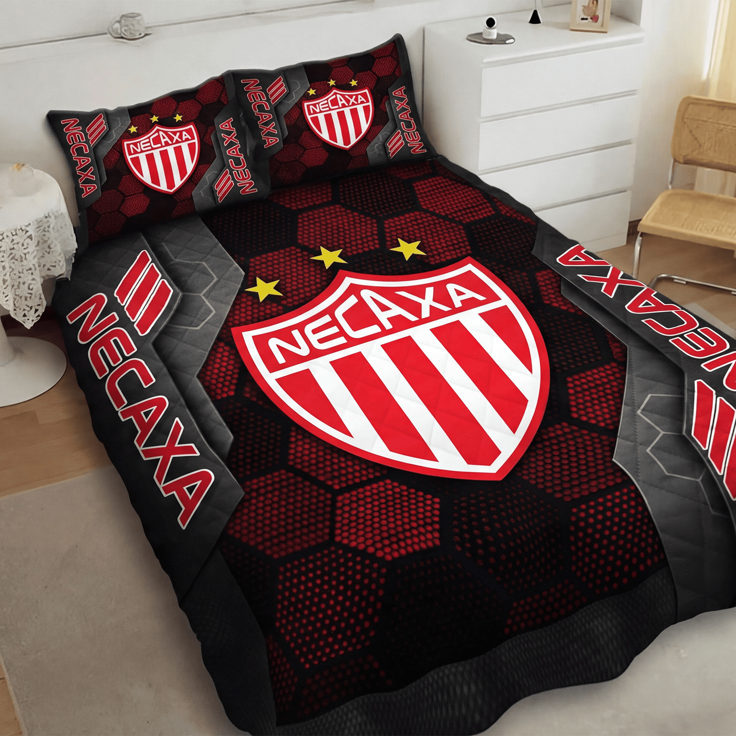 Necaxa Inspired Full Bedding Set