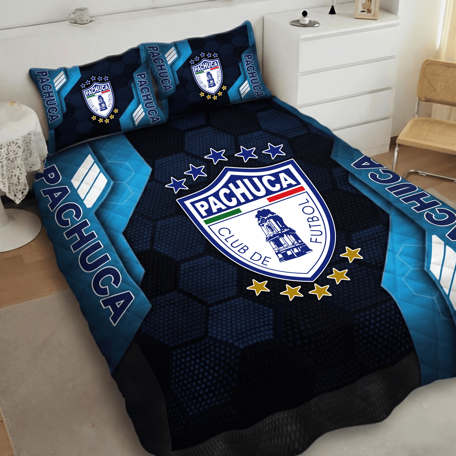 Pachuca Inspired Full Bedding Set