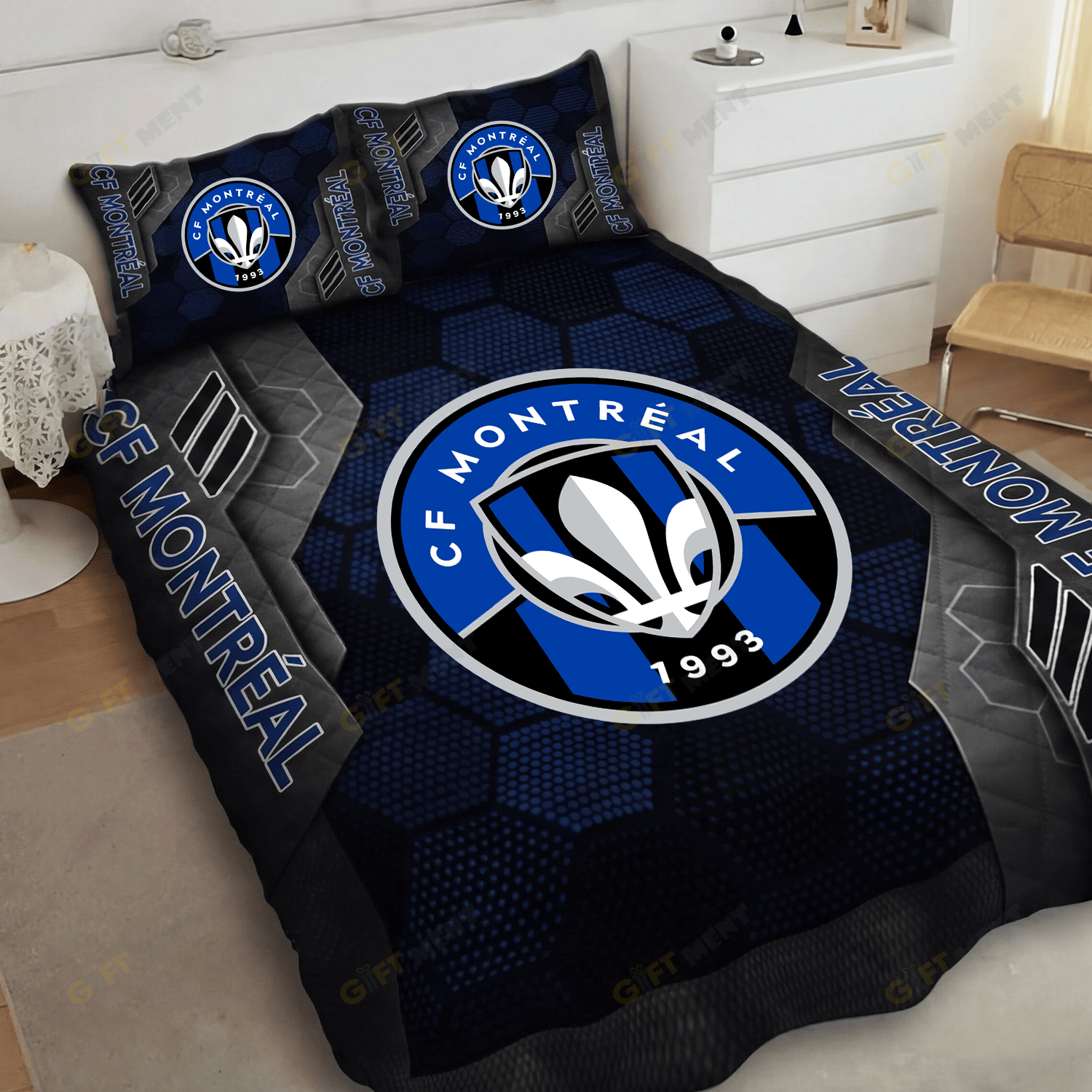 CF MontrÃ©al Inspired Quilt Set