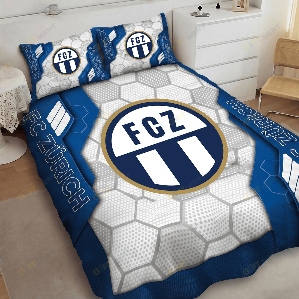 FC ZÃ¼rich Inspired Full Bedding Set