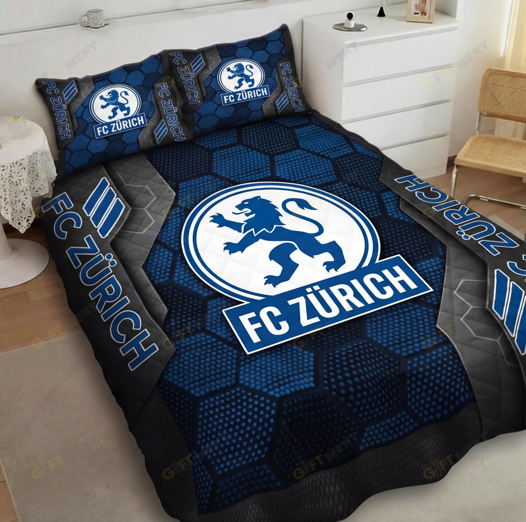 FC ZÃ¼rich Inspired Full Bedding Set