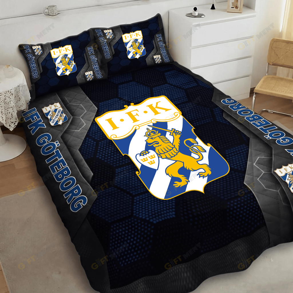 IFK GÃ¶teborg Inspired Full Bedding Set