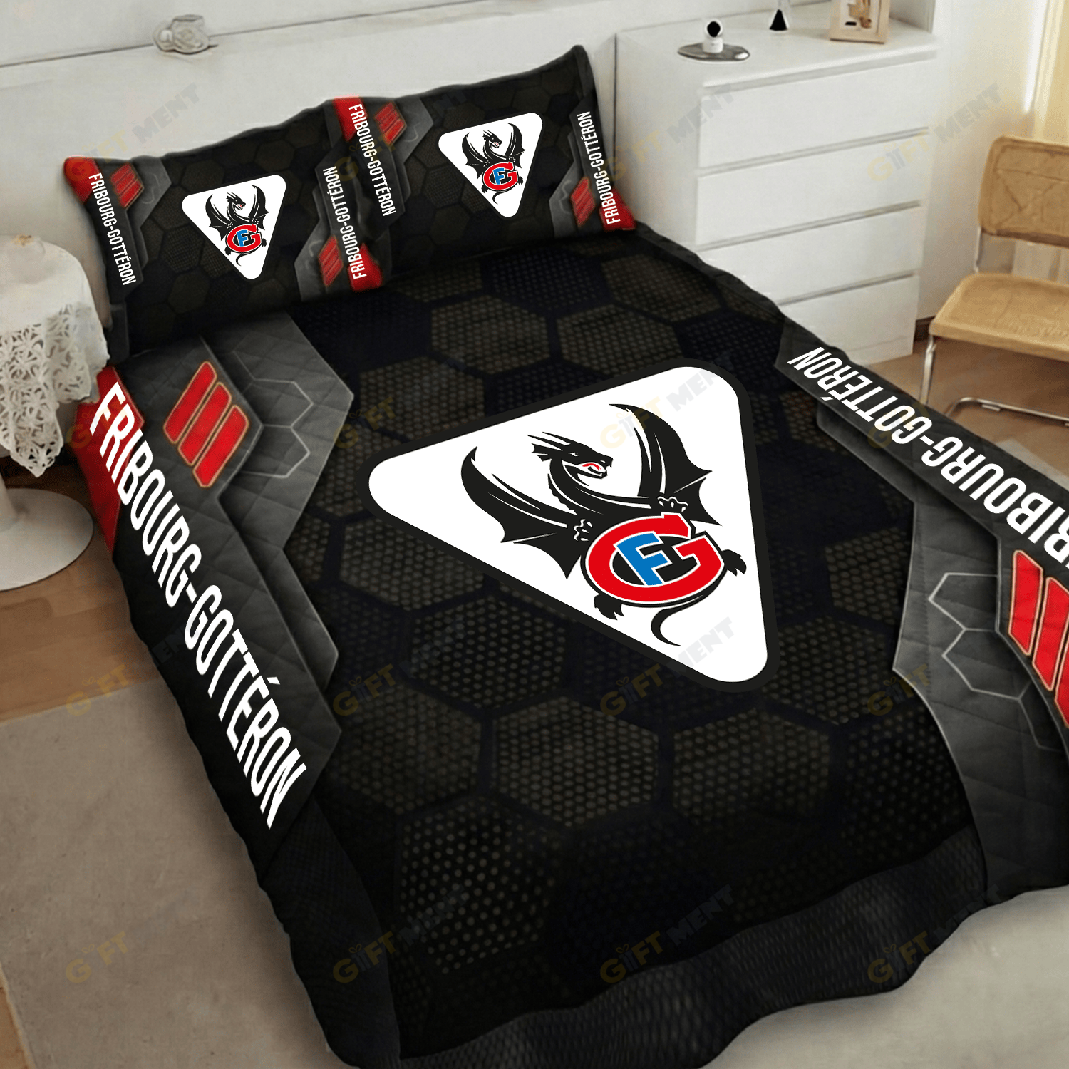 Fribourg GottÃ©ron Inspired Full Bedding Set
