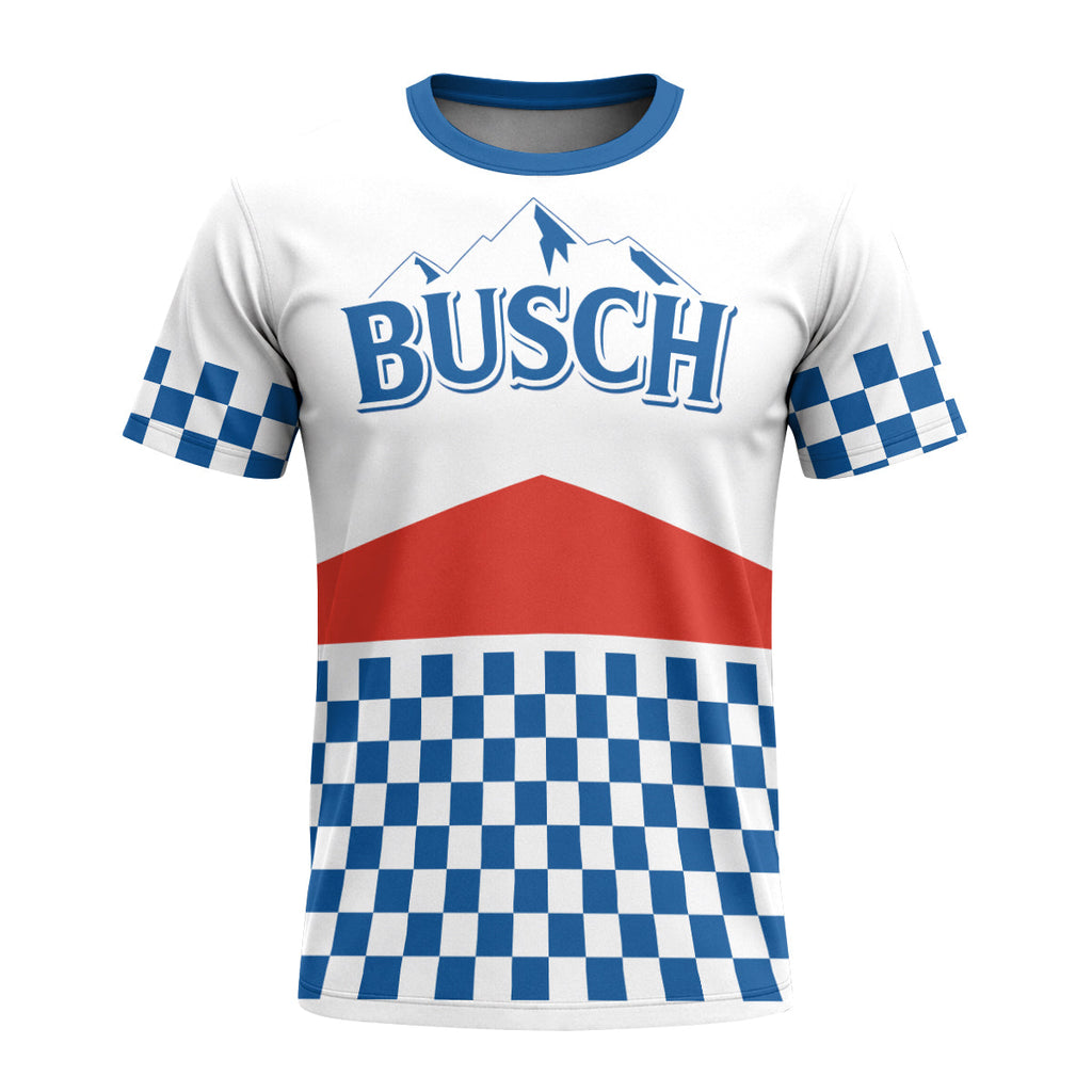 Busch Vintage Checkerboard Race T-Shirt