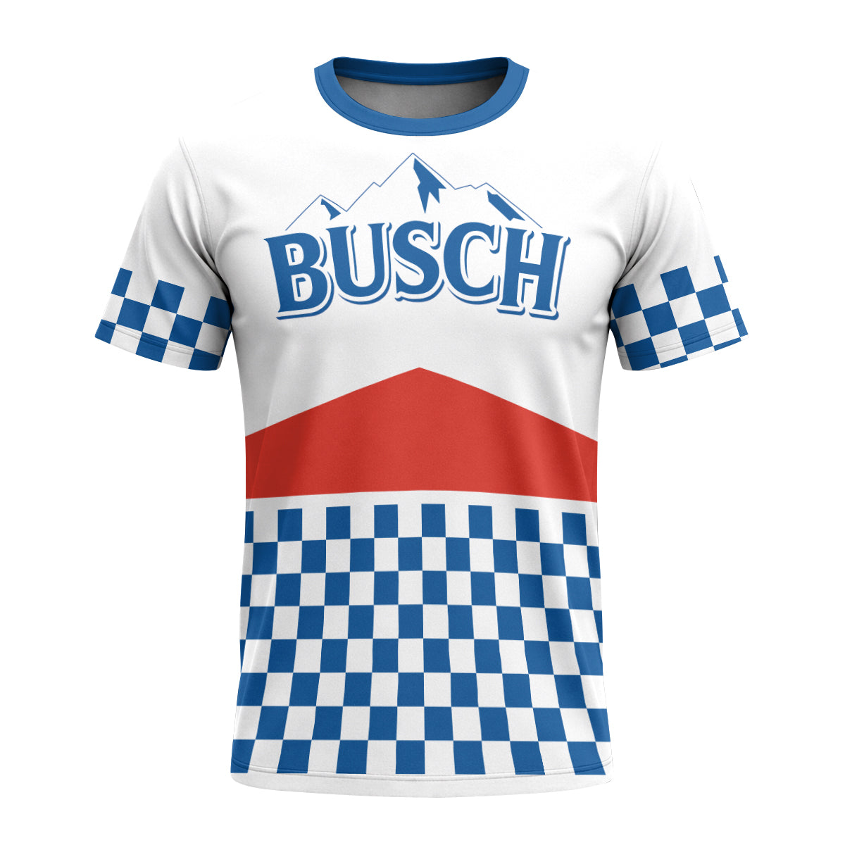 Busch Vintage Checkerboard Race T-Shirt