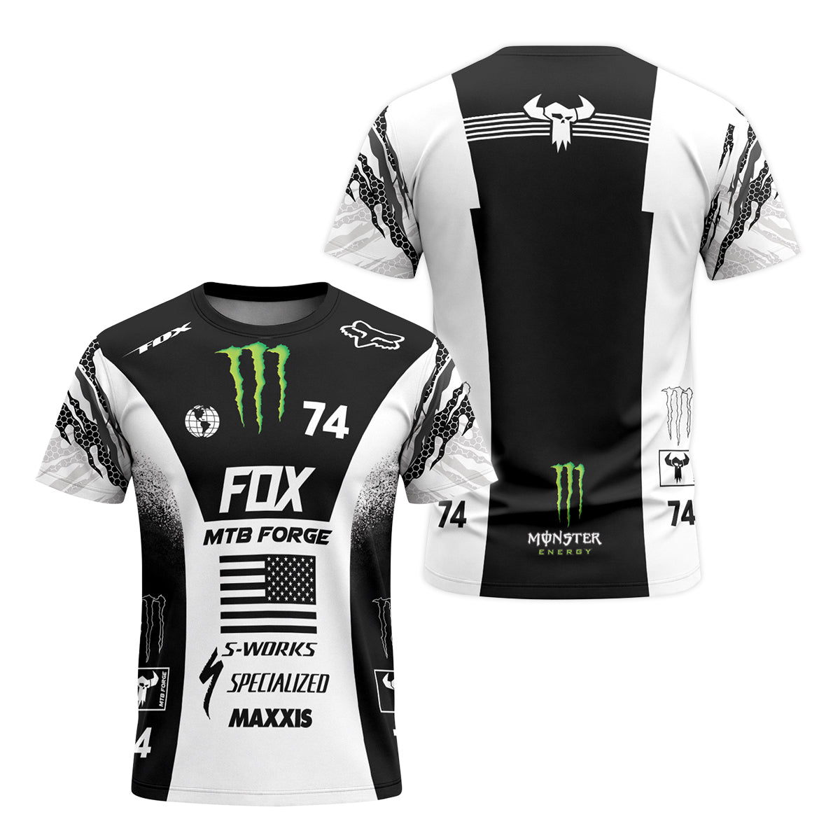 Monster Energy Fox 74 Racing MTB T-Shirt