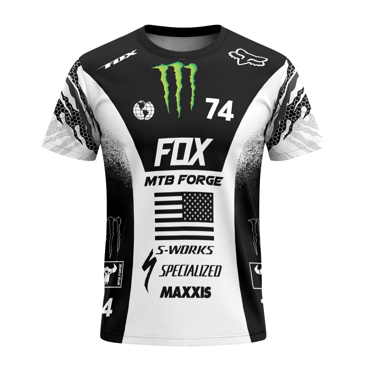 Monster Energy Fox 74 Racing MTB T-Shirt