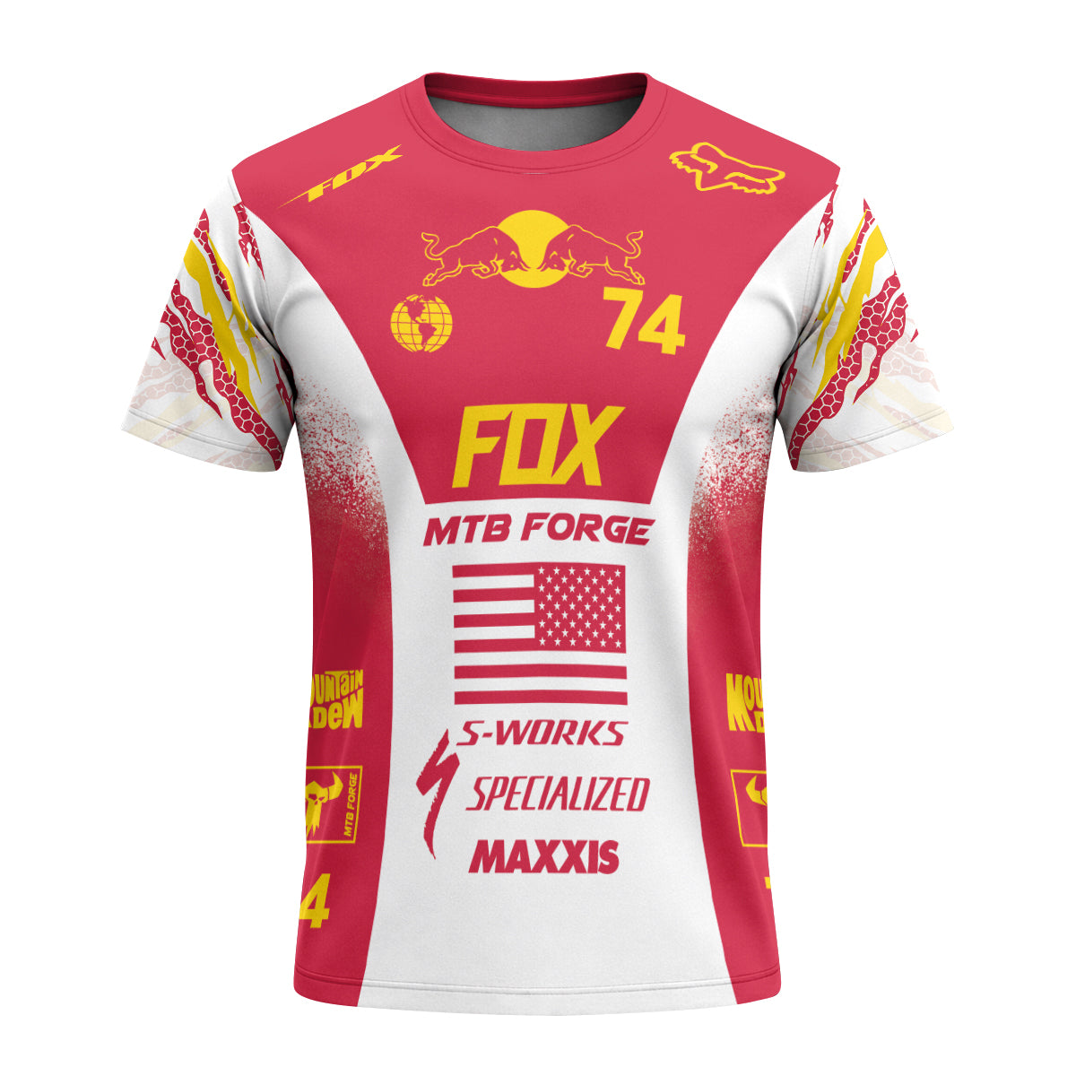 Red Bull Fox 74 Racing MTB T-Shirt